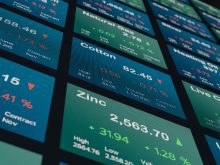 An image of a trading screen at a commodity exchange showing things like zinc and natural gas.