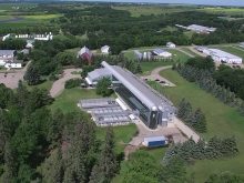 An aerial view of the AAFC Brandon Research Centre. PHOTO: AAFC